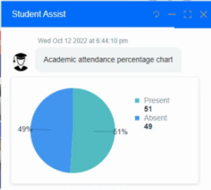 student assistance bot attendance